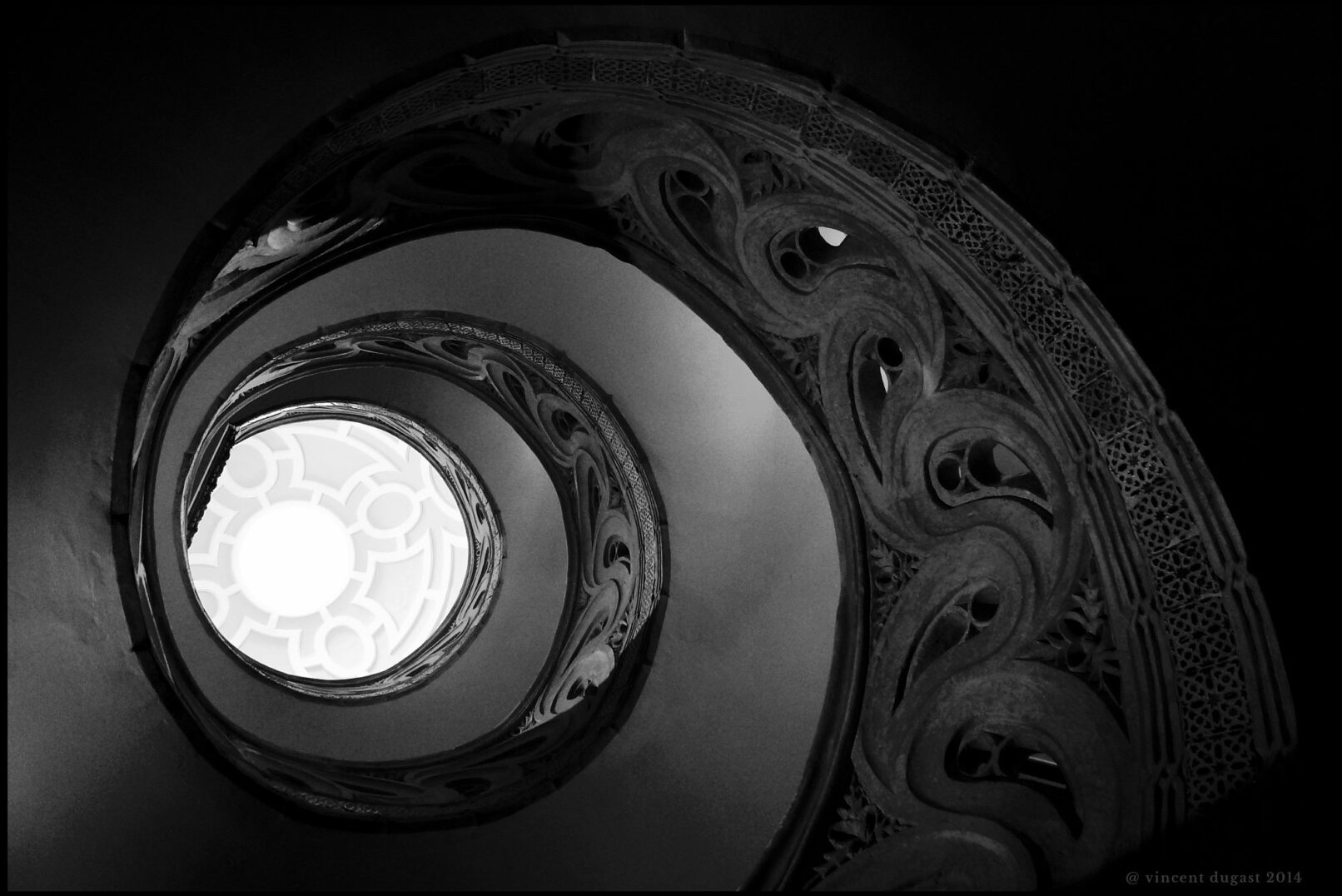 Vertigo, Escalier de la cathédrale Sainte Marie la Royale, Pampelune, 2013